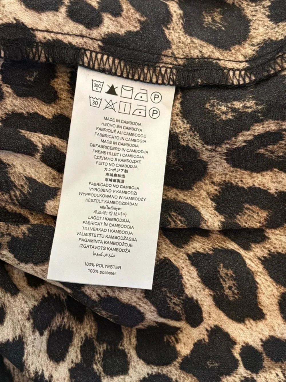 NWT Michael Kors “Julia” Leopard Print Dress XS
